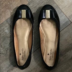 Kate Spade Black Flats